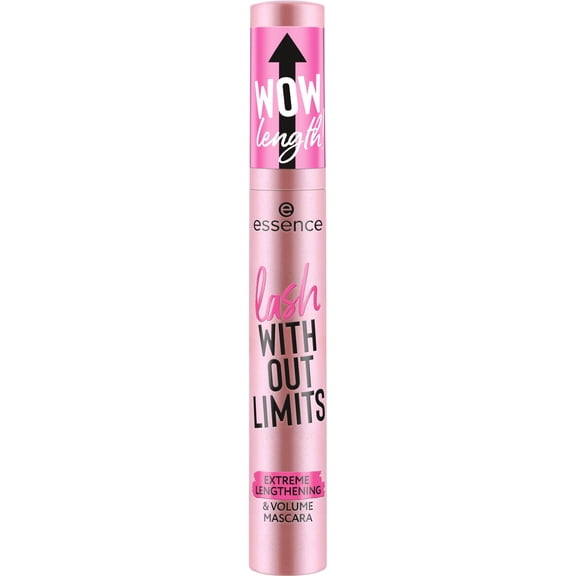 essence Lash Without Limits Extreme Lengthening & Volume Mascara, 01 Ultra Black