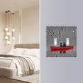 thumbnail image 4 of Yayeee Toggle Light Switch Wall Plate 2-Gang 4.56"x4.48" Decorative Outlet Cover, Red Boat, 4 of 7
