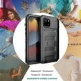 thumbnail image 4 of ELEHOLD Rugged Waterproof Case for iPhone 15 Plus with Built-in Screen Protector IP 68 Waterproof Heavy Duty  Military Grade Drop Protection Shockproof Full Body Case for iPhone 15 Plus,Black, 4 of 8
