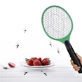 thumbnail image 4 of Raqueta de Bug Swatter para el hogar al aire libre Seguro 2 AA no incluidas verde Macarena matamoscas, 4 of 6