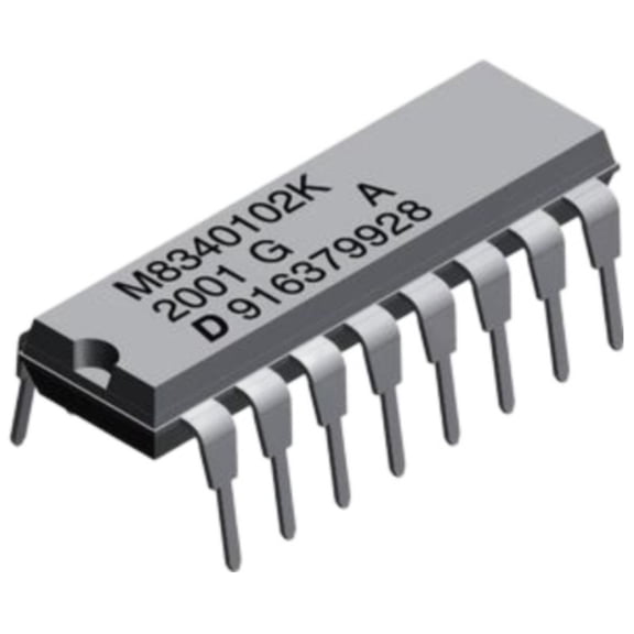 M8340102K1002FBD04 Resistor Network Film 10K Ohm 1% 1.5W ±100ppm/°C BUS Molded 16-Pin DIP