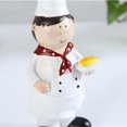 thumbnail image 4 of 2x Resin Couple Chef Figurine, Cook Statue Sculptures Decorative Lifelike Modern, 4 of 8