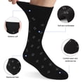thumbnail image 2 of Men's Dress Socks, 6-Pair Classic Men's Formal Socks, Premium Dress Socks For Men for Business, Office & Casual Wear, Breathable Soft Cotton Blend, 2 of 6
