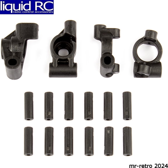 Associated 21507 ASC21507 Rear Hubs Caster Blocks and Inserts:14B 14T
