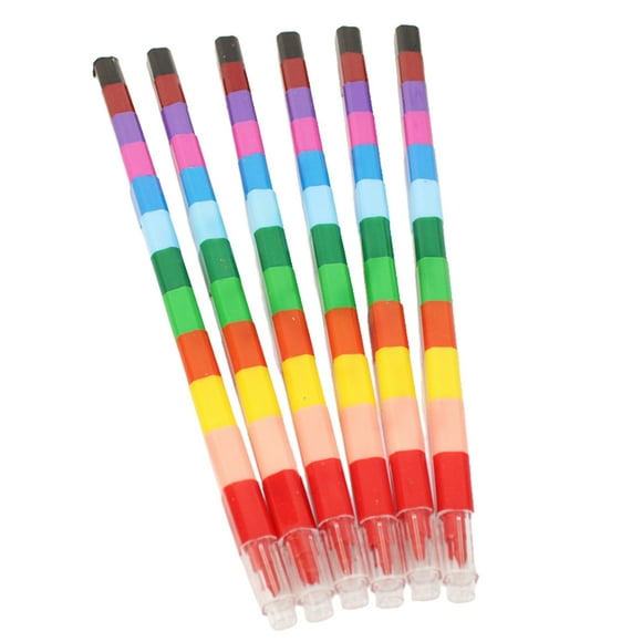 Sidaley 1 Juego de bolígrafos de grafiti creativos cuadrados 12 colores pintura arte lápiz estudiantes papelería pintura al óleo pluma para pinturas