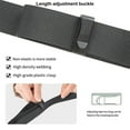 thumbnail image 1 of serony 2X Ceinture Attachée Ensemble Sangle de Cils de Bagage Randonnée Camping Libération Attache de Cargaison Boucle de Fixation Sangle Réglable Valise Sécurisée Noire/l, 1 of 7