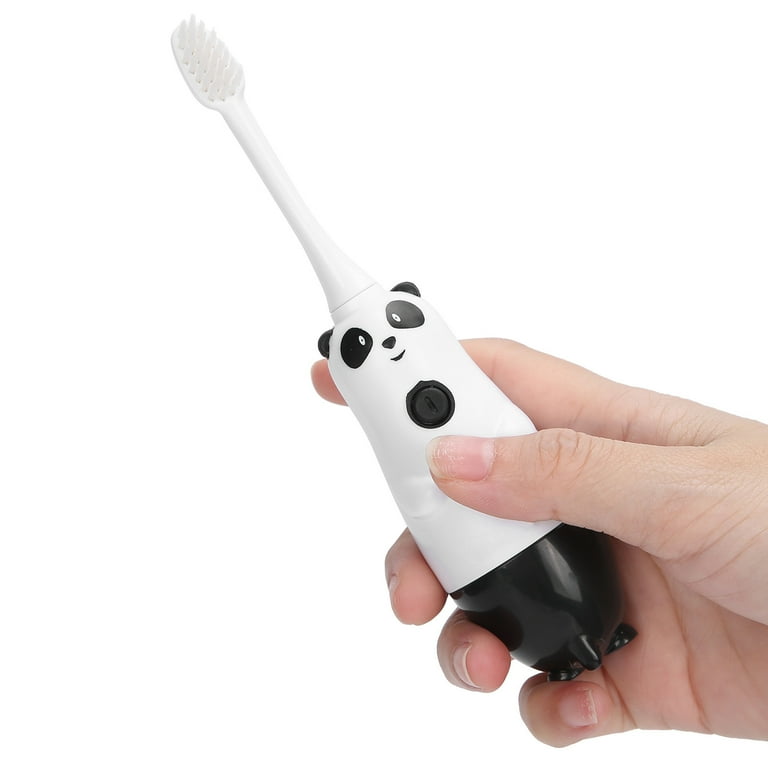 Electric Kids Toothbrush With 3 Bursh Heads Battery Charge Easy