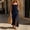 Navy, variant on Split Slip Maxi Dress for Women, Straight Square Neck Thin Strap Solid Elegant Beach formal Long Dress Sky Blue XL(XL)