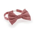 thumbnail image 2 of Child Chambray Adjustable Pre-Tied Bow Tie - Black, 2 of 5