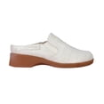 thumbnail image 3 of FUZZY Glenda Women Extra Wide Width Comfort Squared Toe Clogs, 3 of 6