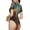 Cute Butterfly Bear, variant on Cute Cloud Cat Womens One Piece Swimsuits Modest Tummy Control Bathing Suits Lace Up Slimming Swim Suit-X-Large