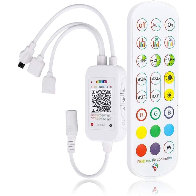 Rgb Led Controller Module shiyou-RGB LED Strip Light Controller, APP Controlled LED Smart Music ...