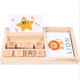thumbnail image 2 of Recursos De Aprendizaje Juguetes De Montessori Tablero De Ortografía Mundial 8 Bloques De Cúbicos Soledad Juguetes de madera para niños en edad preescolar, 2 of 10