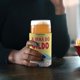 thumbnail image 4 of Gildo caricatura Funda enfriadora de latas, aislante de bebidas para mantener frías o calientes, funda térmica plegable para latas, portabebidas reutilizable, 4 of 6