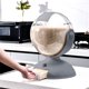 thumbnail image 1 of Ganfancp Dispensador de Arroz Cubo de Almacenamiento de Alimentos para Gatos y Perros Recipiente Grande de Almacenamiento de Cereales con Tapa Cilindro Medidor Cubo Dispensador de Cereales para El Ho, 1 of 6