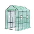 thumbnail image 4 of Serre Portative à Entrée Piétonne pour Jardinage Extérieur et Intérieur – Housse PE Robuste – Pépinière à 8 Tablettes – Cadre Résistant aux Intempéries – Installation Facile – Couleur Verte, 4 of 6