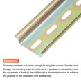 thumbnail image 4 of Unique Bargains DIN Rail Slotted Iron Mounting Guide 20 Inch x 1.4 Inch x 0.3 Inch Iridescent 4 Pcs, 4 of 4