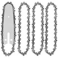 thumbnail image 2 of Dosaele 5Pcs Mini Chainsaw Chain with Replacement Saw Chain Bar 4/6inch Metal Guide Saw Chain Wear-Resistant Woodworking, 2 of 11