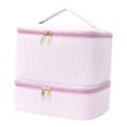 thumbnail image 3 of Estuche organizador de esmaltes de uñas para viajes, ideal para viajes en interiores y exteriores. Rosa, 3 of 9