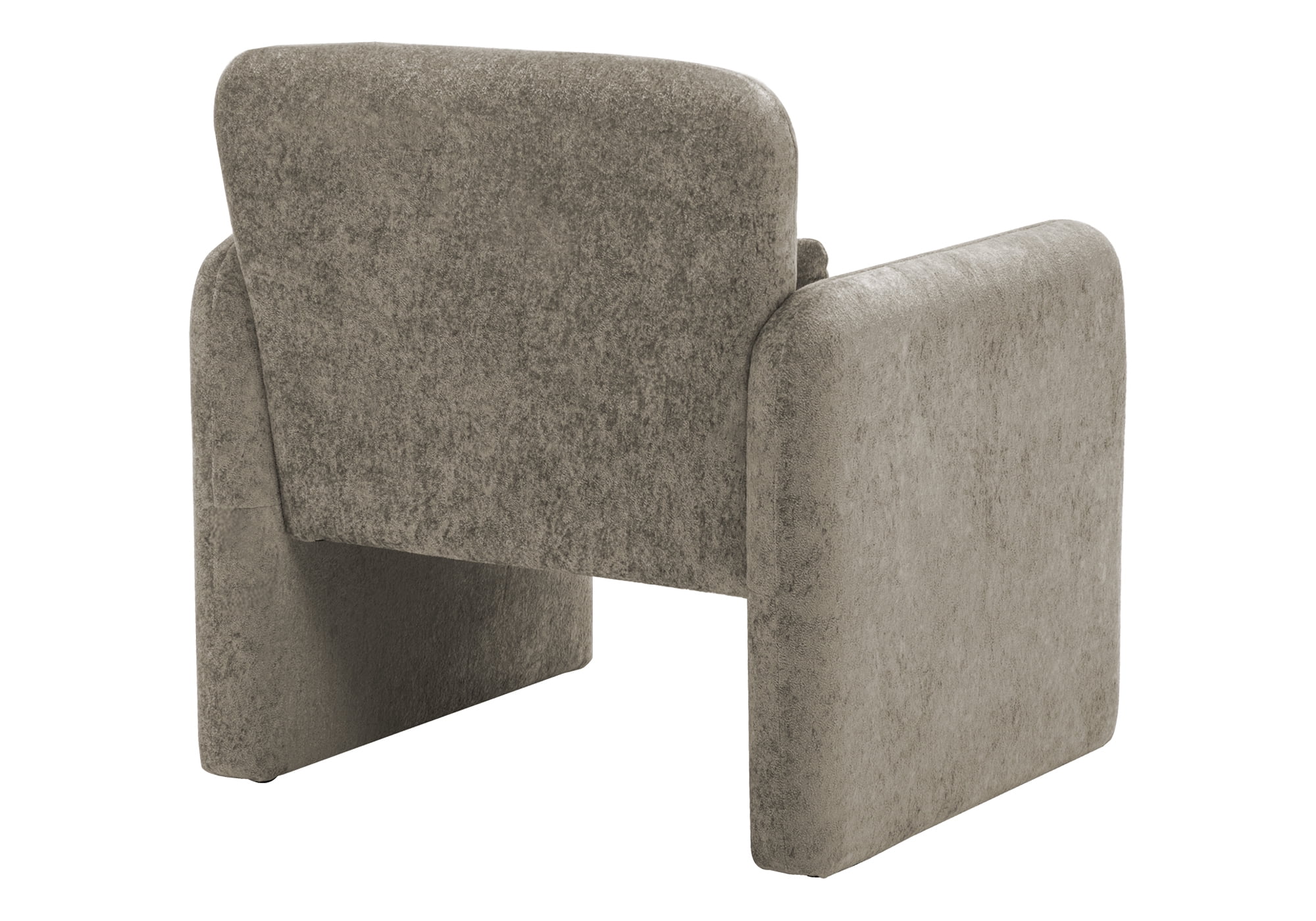 Monarch Specialties - I 8027 Accent Chair, 31"H, Upholstered, Living Room, Bedroom, Light Grey Fabric