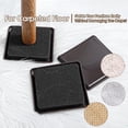 thumbnail image 2 of Furniture Sliders for Carpet, 8/16 Pack 3.5" Square Moving Pads with Foam Grip, Reusable Plastic Floor Protectors for Sofa, Bed, Chair & Heavy Furniture, 2 of 7