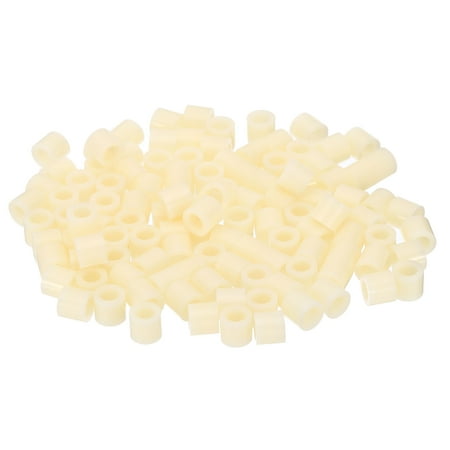 Uxcell Round Spacer Washer Set 240 Pcs ABS Plastic Spacer Washer 6.2mm ID 9mm OD 8mm Length for M6 Screws