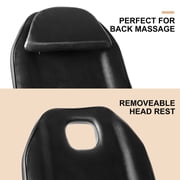 Artist Hand Recliner Massage Table Facial Lash Bed Salon Tattoo Chair with 2 Trays (Black)