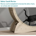 thumbnail image 3 of SURJDE Grande Roue d'Exercice pour Chat, Diamètre Extérieur 120 cm, Roue pour Chat avec Verrou de Sécurité et Tapis à Griffer Remplaçable, Rouleau Silencieux, Roue de Course pour Chat, Convient à la Perte de Poids d'Un Chat d'Intérieur, 3 of 7