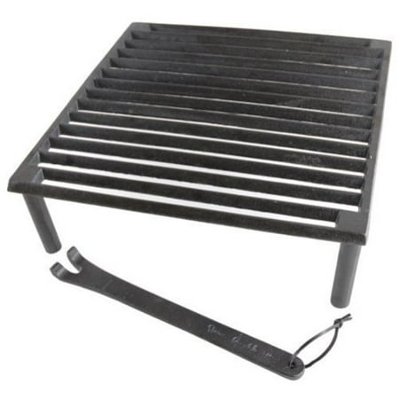 Steven Raichlen Best of Barbecue Cast Iron Tuscan Barbecue Grill 14"x14", SR8024