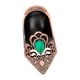 thumbnail image 4 of Dedal para coser, protector de dedos, anillo dedal, protector de dedos para coser, Bronce rojo, 4 of 9
