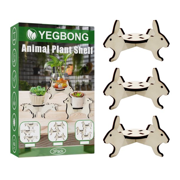 Soporte para maceta, maceta decorativa redonda moderna para interior con soporte para maceta de madera, regalo de decoración del hogar Wmkox8yii qwyer350