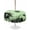 Green, Black, White, variant on Outdoor Tablecloth with Umbrella Hole for Patio/Picnic/Party/Camping, Black White Football Waterproof Table Cloth Square Cover Washable, Grassland Modern Sporty Aesthetic (54"x 54")