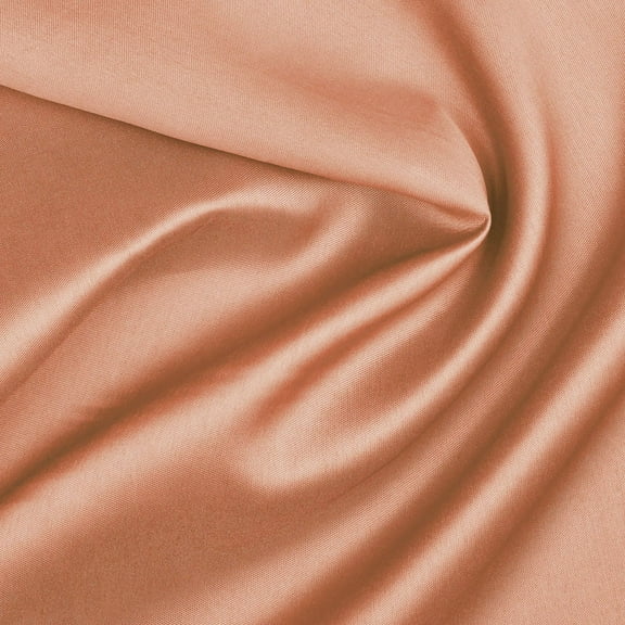 Zelouf Mikado Satin Twill, Sewing, DIY, Crafts Fabric by the Yard, Apricot Frost, 3 Yard
