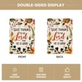 thumbnail image 4 of Sm:)e Give Thanks to The Lord Thanksgiving Garden Flag 12 x 18 Inch, Double-Sided Printing, Outdoor Welcome Decor for Yards, 4 of 7
