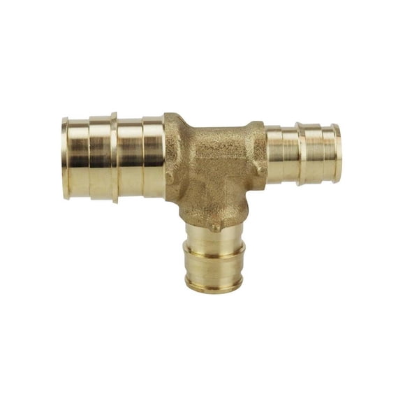 Conbraco EPXT341212 Tee Reductor de Latón para Tubería Pex-A 3/4"x1/2"x1/2"