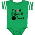 thumbnail image 3 of Inktastic My 1st Basketball Season Girls Baby Bodysuit, 3 of 5