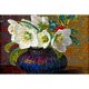 thumbnail image 2 of Cuadros Decorativos 1000 piezas DIY flor blanca botella rompecabezas aprendizaje educativo ensamblar juguetes Tmvgtek embutido en tela, 2 of 9