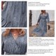 thumbnail image 5 of Vestido de manga larga y cintura alta, vestido largo holgado con estampado de leopardo y mangas largas para mujer, vestido maxi con lazo en la cintura, uso práctico, 5 of 6