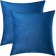thumbnail image 1 of ZHAOCHENG Fundas de almohada decorativas, fundas de cojín de terciopelo, fundas de almohada sólidas para almohadas de sofá y cama, amarillo mostaza, 20 x 20 pulgadas, juego de 2 16 * 16 pulgadas 2 pie, 1 of 4