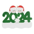 thumbnail image 5 of Maxora Personalized Ornaments Customized Christmas year ornament Snowman Couple Free Customize, 5 of 9