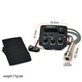 thumbnail image 5 of OUNONA Acoustic Guitar Preamp 3 Bands EQ Equalizer Pickup Amplifier Guitarra Preamp Piezo Pickup with LCD Tuner Guitar Parts Accessories (Black), 5 of 8
