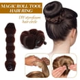 thumbnail image 1 of Mode Femmes Variété Coiffure Boule en Forme de Tête Attache Cheveux Bouton Diy Outil de Coiffure, 1 of 4