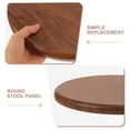 thumbnail image 3 of BESTOYARD Stool Round Seat Solid Wood Comfortable Seating 1Pack, 3 of 8