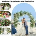 thumbnail image 5 of 86.5in Metal Wedding Arches, Metal Garden Arch Trellis for Climbing Plants, Wedding Arch Frame for Ceremony Birthday Party Outdoor Indoor Celebration Decoration, 5 of 7