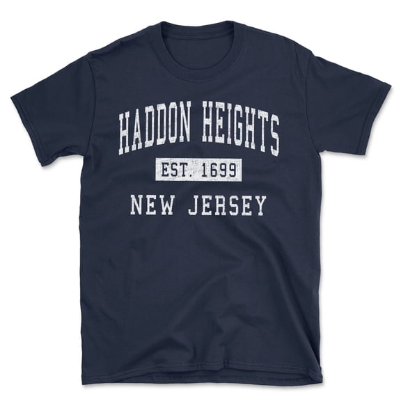 Haddon Heights New Jersey Classic Established Men's Cotton T-Shirt
