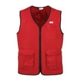 thumbnail image 7 of Artcraft No Snag 2XLT Sizes Men's Sleeveless V-Neck Red Vest, 7 of 7