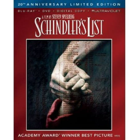 Schindler's List: 20th Anniversary (Blu-ray + DVD + Digital Copy)
