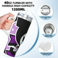 thumbnail image 4 of Lsque Sanrio Pattern 40 OZ Ice Bully Cup with Handle and Straw, Double Wall Stainless Steel Tumbler Travel Coffee Cup with Lid for Christmas Present, 4 of 8