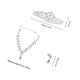 thumbnail image 2 of unbranded Conjunto De Joyería Plateada Con Tiara Y Pendientes De Aleación Para Y Compromisos, 2 of 7