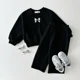 thumbnail image 2 of Conjunto de ropa de estilo coreano para niños, sudadera de algodón con lazo bonito, pantalones de chándal Kawaii rosa, pantalones de chándal de pierna ancha, conjunto de niña, 2 of 5